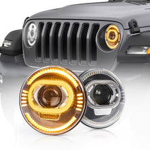 Load image into Gallery viewer, 7 Inch LED Headlights with Turn Signal Lights Hi/Lo Beam