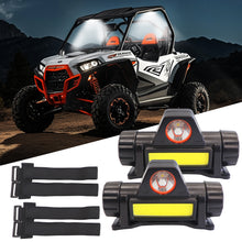 Load image into Gallery viewer, 2PCS UTV Dome Light for 1.75&quot;-2.35&quot; Roll Bar Cage Mount Compatible with Polaris RZR Can Am Talon