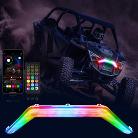 RGB RZR PRO Front Accent Light Compatible with 2020-2024 Polaris RZR PRO XP/4/ RZR PRO R/RZR Turbo | APP & Remote Control & Music Sync Modes