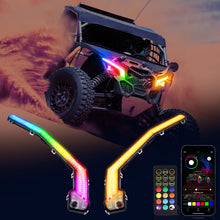 Load image into Gallery viewer, RGB X3 Fang Lights Compatible with Can Am Maverick X3 XDS XRS Max Turbo 2017-2023 | APP &amp; Remote Control Multicolor LED with Music Sync