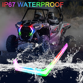 RGB RZR Fang Lights Compatible with 2019 2020 2021 2022 2023 Polaris RZR XP 1000 XP Turbo | APP & Remote Control Multicolor LED with Music Sync