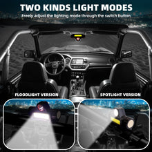 Load image into Gallery viewer, 2PCS UTV Dome Light for 1.75&quot;-2.35&quot; Roll Bar Cage Mount Compatible with Polaris RZR Can Am Talon