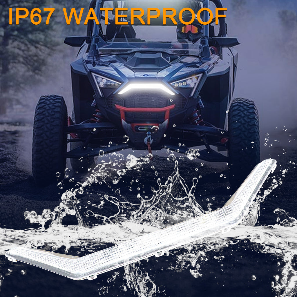 RZR PRO Front Accent Light Compatible with 2020-2024 Polaris RZR PRO XP/4/ RZR PRO R/RZR Turbo | LED White DRL & Amber Turn Signal