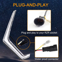 Load image into Gallery viewer, Grille Fang Lights Front Signature Accent Lights Compatible with 2019 - 2023 Polaris RZR XP 1000 XP Turbo | LED White DRL &amp; Amber Turn Signal