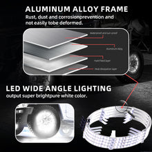 Load image into Gallery viewer, Adjustable 6500K Ultra-Bright Pure White LED Wheel Ring Lights for Trucks Cars SUVs Pickups Vehicle Offroad | Single-Sided Single Row