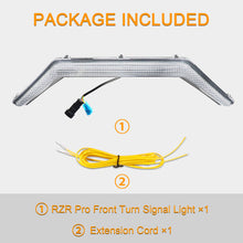 Load image into Gallery viewer, RZR PRO Front Accent Light Compatible with 2020-2024 Polaris RZR PRO XP/4/ RZR PRO R/RZR Turbo | LED White DRL &amp; Amber Turn Signal