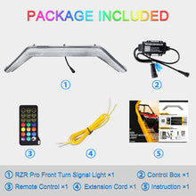 Load image into Gallery viewer, RGB RZR PRO Front Accent Light Compatible with 2020-2024 Polaris RZR PRO XP/4/ RZR PRO R/RZR Turbo | APP &amp; Remote Control &amp; Music Sync Modes