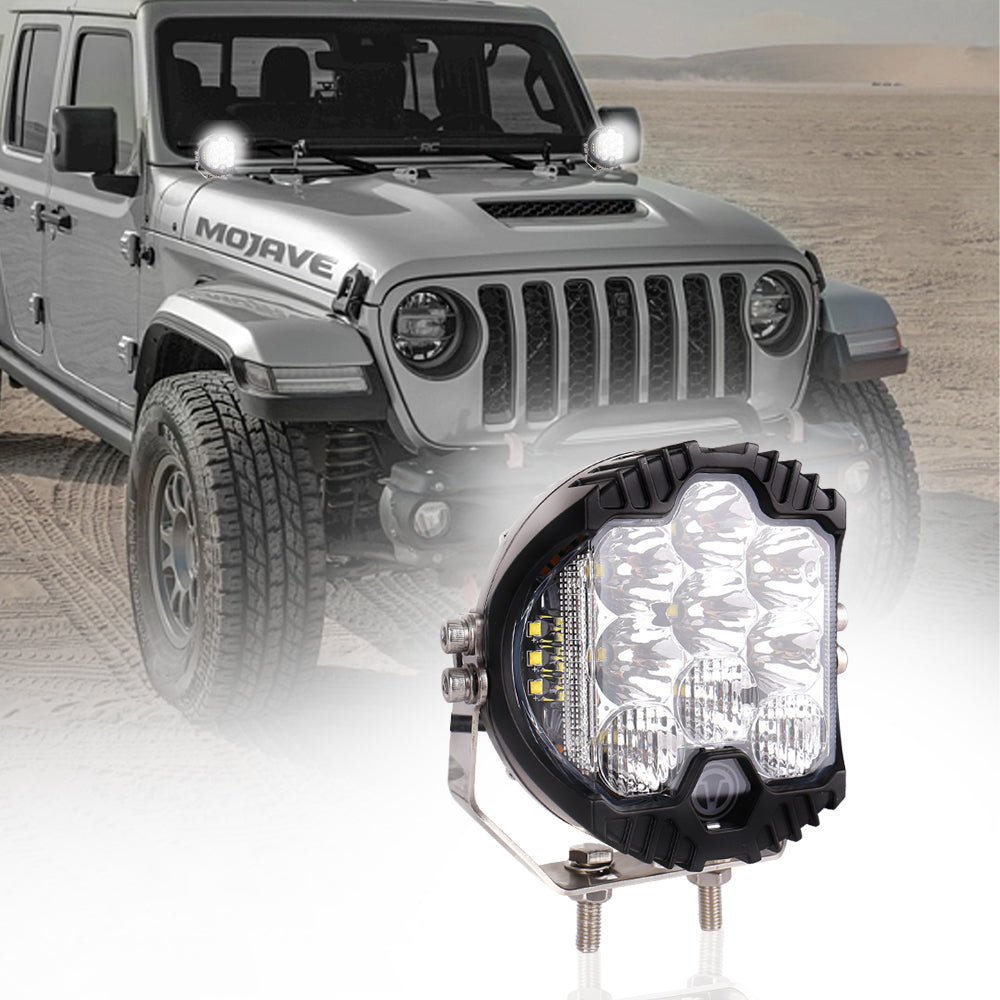 5 Inch Off Road LED Driving Light Clear Lens 1PC