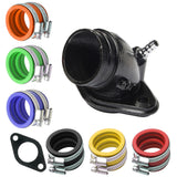 35MM Carburetor Intake Rubber Boot With Adapter